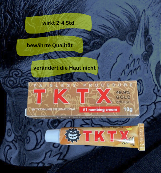 TKTX Gold 49% Tattoo Numbing Cream 10g